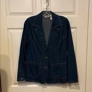 Bill Blass Dark Blue Denim Jacket